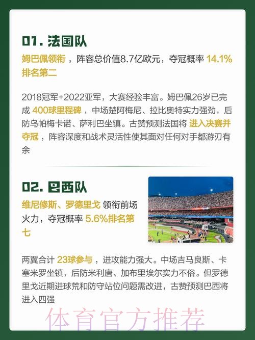 2026世界杯预测安卓应用：全面分析与展望